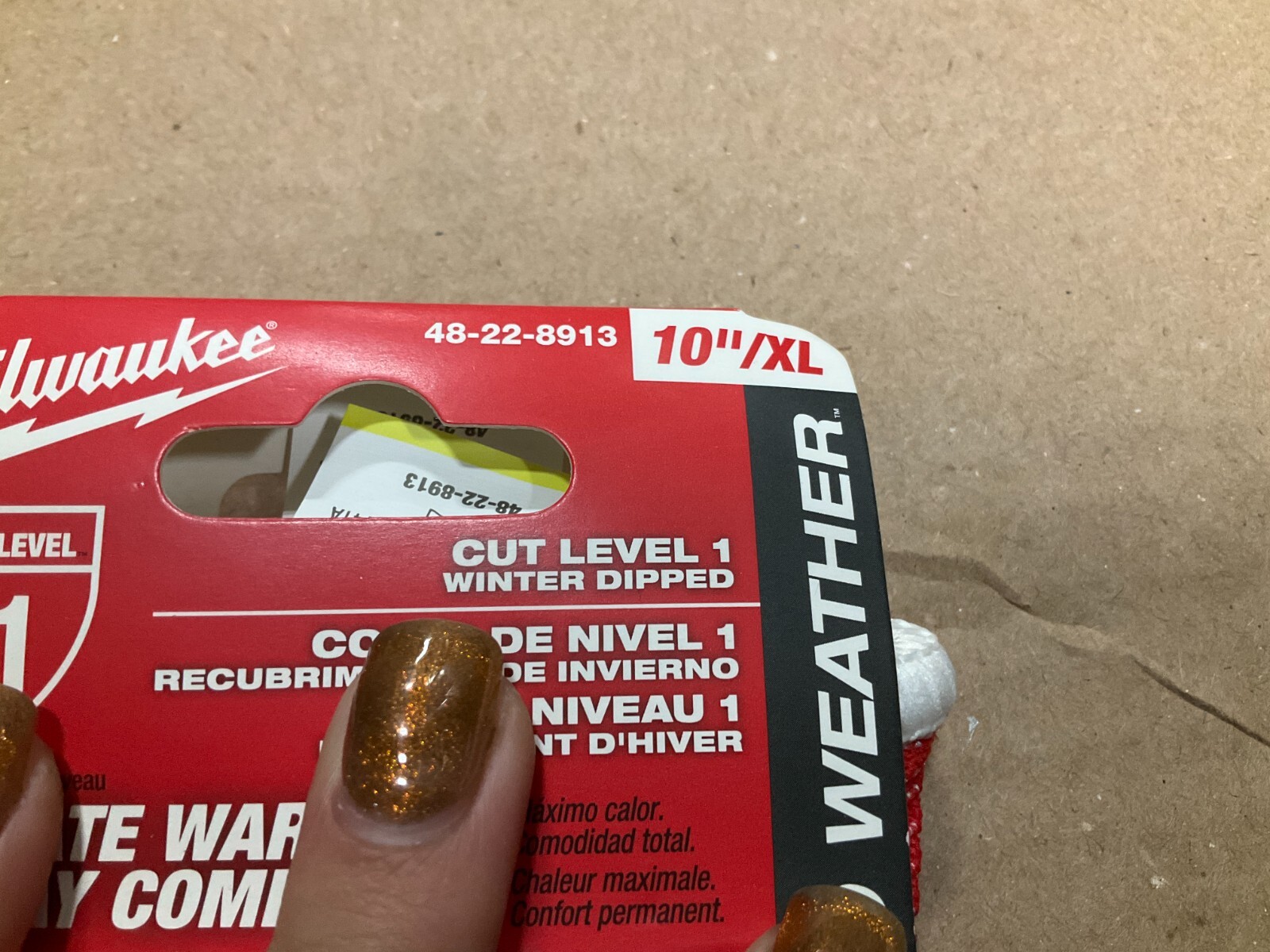 Milwaukee 48-22-8913 Cut Level 1 Insulated Winter Work Gloves XL