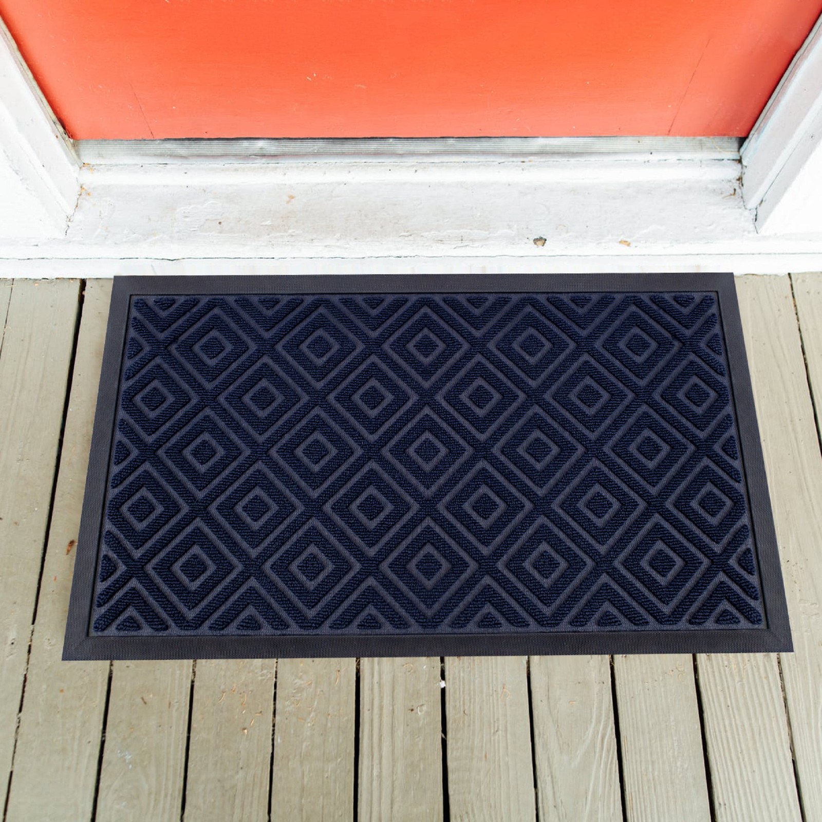 2 PACK Entrance Mat Indoor Outdoor Heavy Duty Front Door Mats Carpet 24''x36''