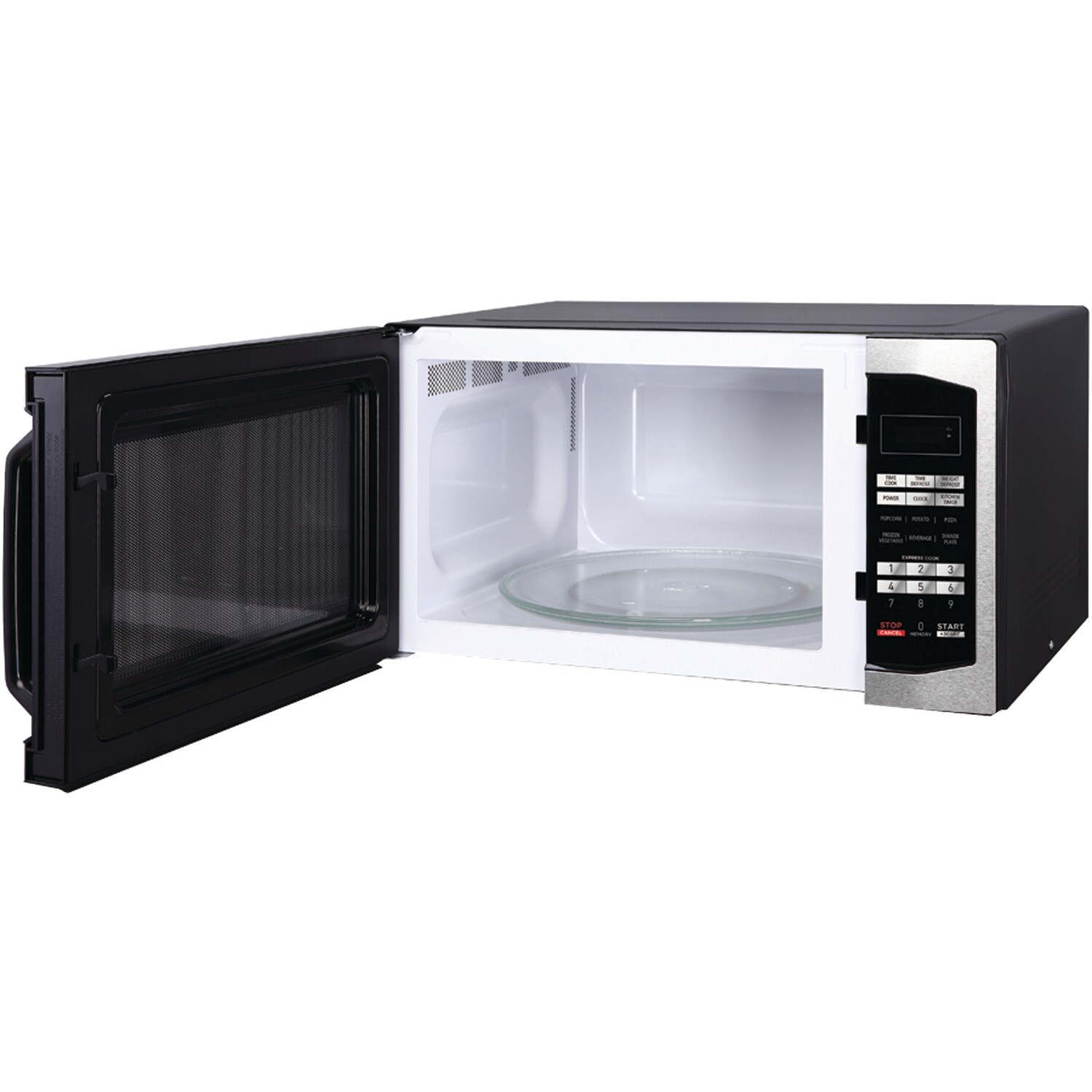 Magic Chef MCM1611ST 1.6 Cubic-ft Countertop Microwave (Stainless Steel) (Sil...