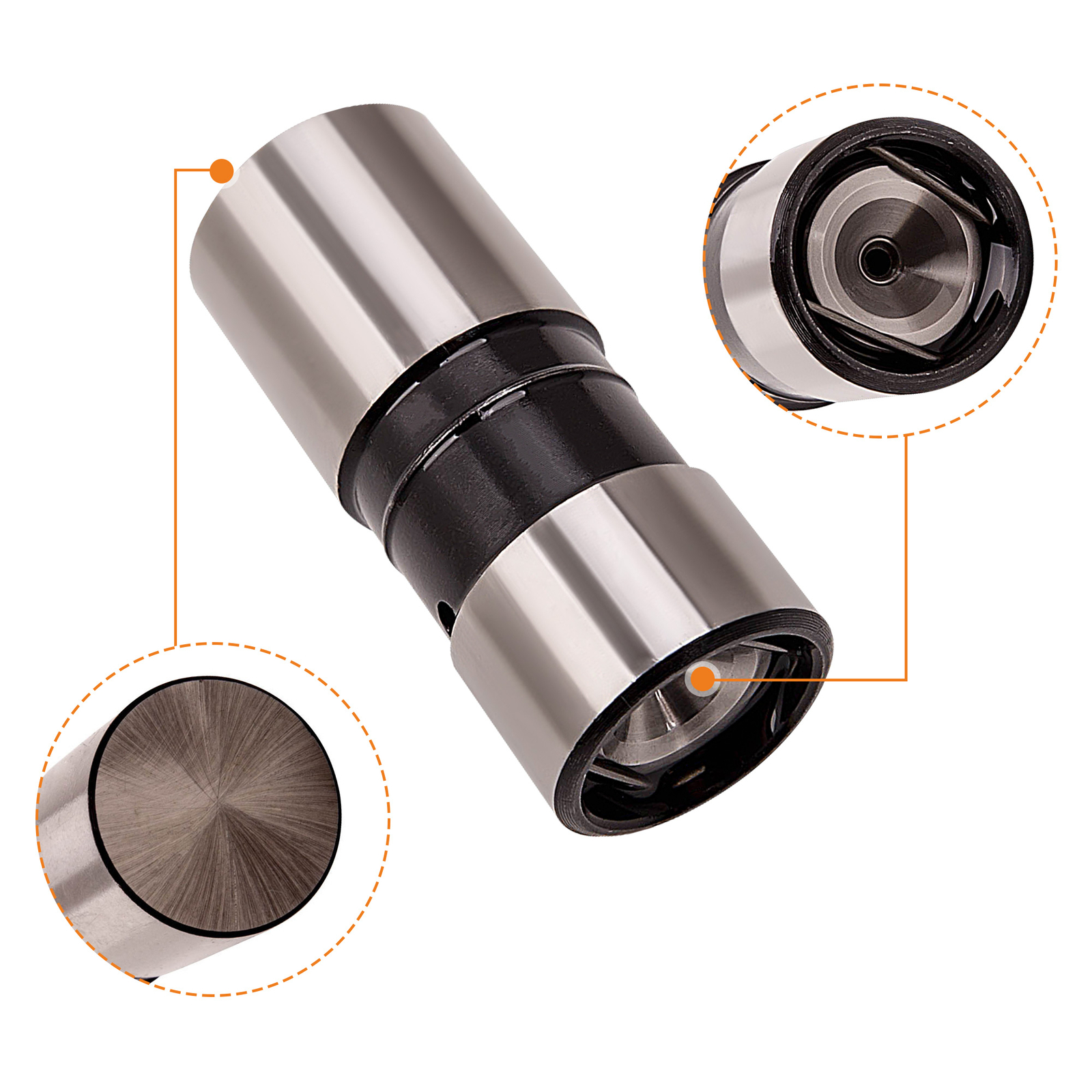 16 Hydraulic Flat Tappet Lifters for Chevrolet Small Block & Big Block 327 350