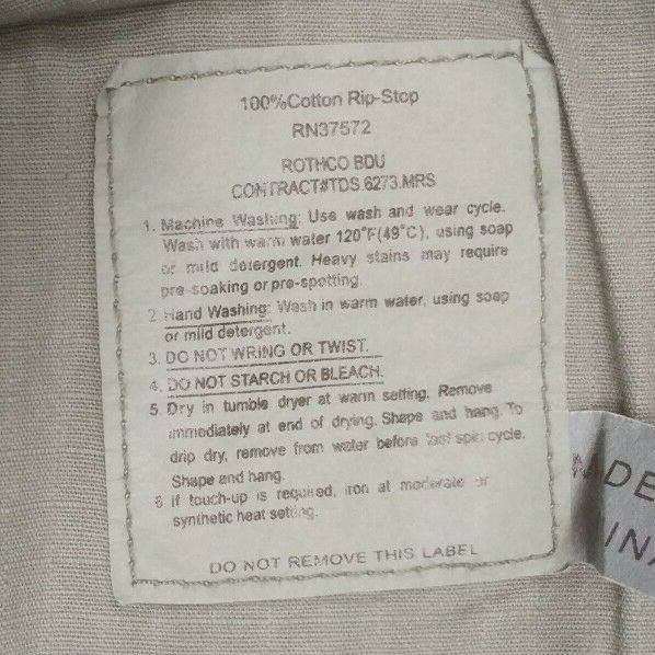 Vietnam Era Reproduction Slant Pocket BDU Shirt XX Large NEW