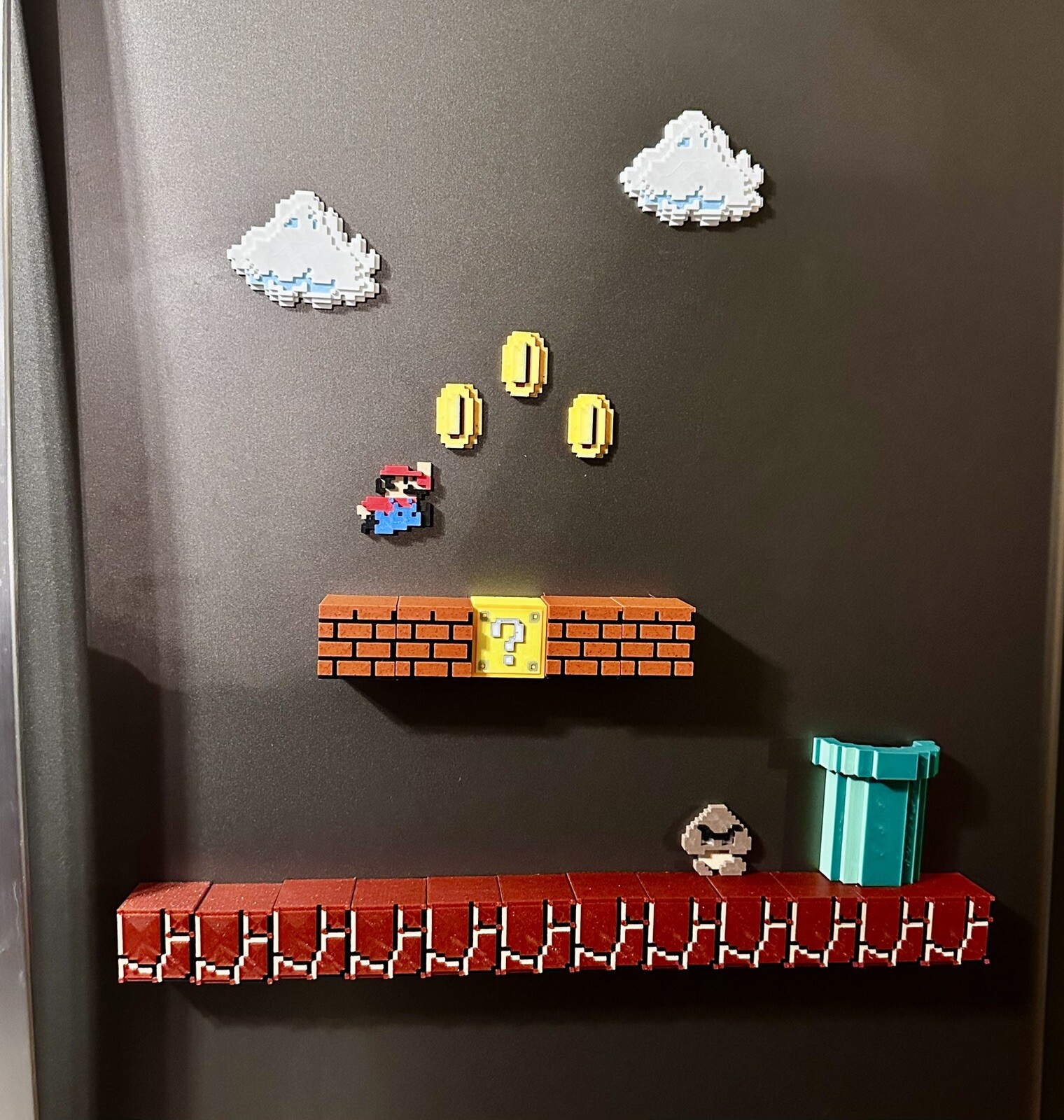 25 PCS Super Mario Fridge 3D Magnets - Refrigerator Set Office Decorations