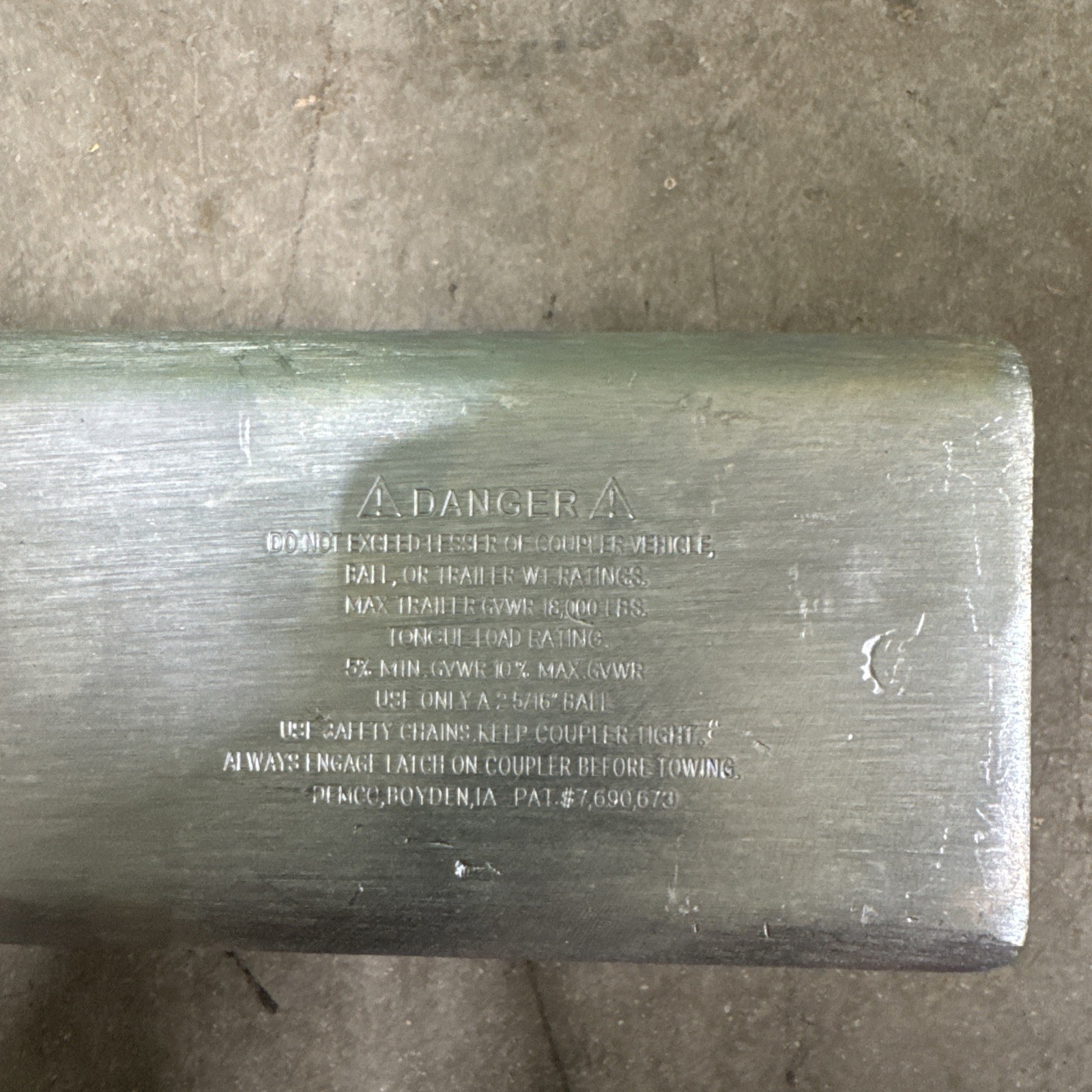 Demco Heavy Duty Trailer Tongue Coupler 2 5/16 Trailer Ball 18,000lb Capacity