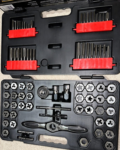 GEARWRENCH  3887 - SAE/Metric Ratcheting Tap and Die Set - 77 Piece