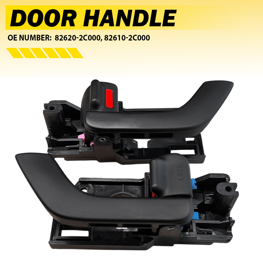 Pair Inside Door Handle Driver & Passenger Side For Hyundai Tiburon 2003-2008 PU