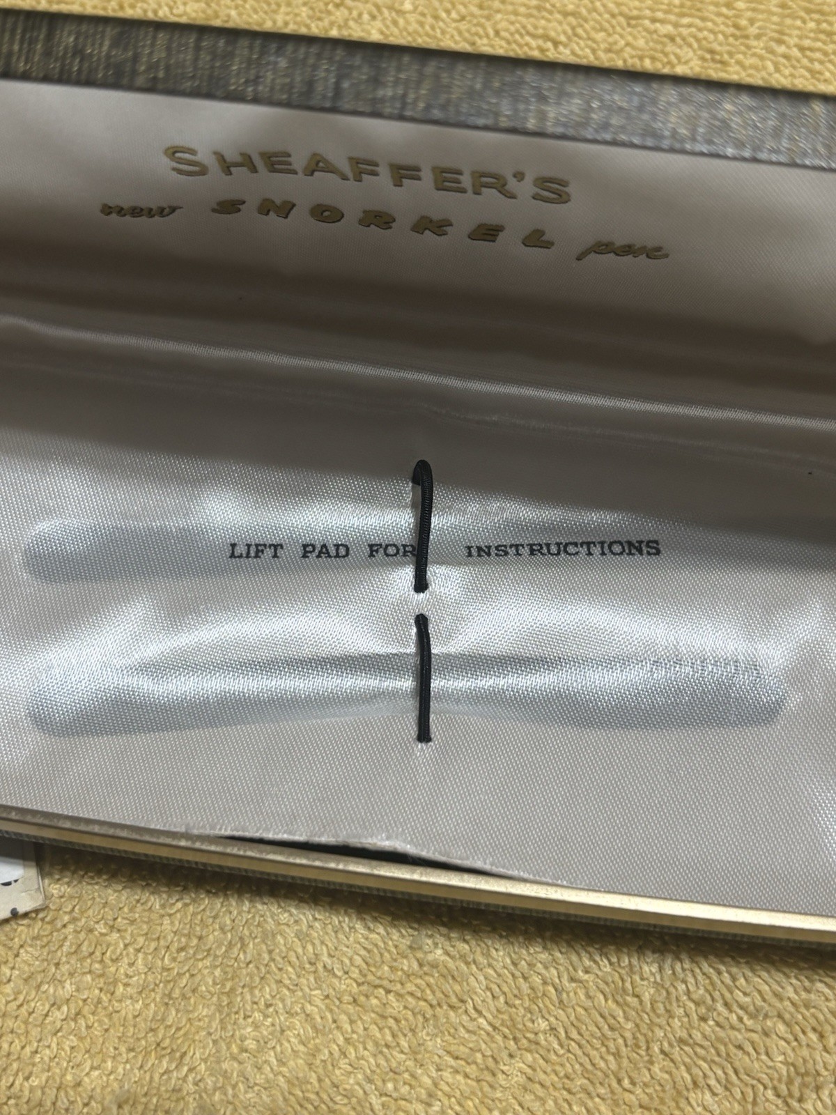 Sheaffer Vintage Snorkel Fountain Pen Mechanical Pencil Periwinkle 14k Nib