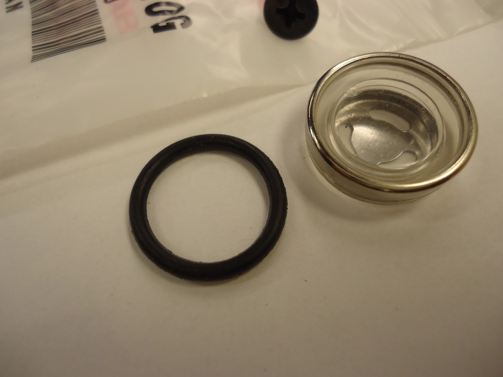 Honda SHADOW VT1100 VT500 Brake Master Cylinder Sight Glass Window Lens clutch