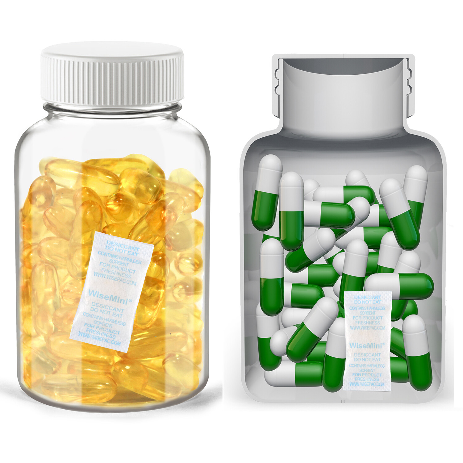 0.5 Gram 300 Pack Silica Gel Packets Color Indicating Dessicant Food Grade NP