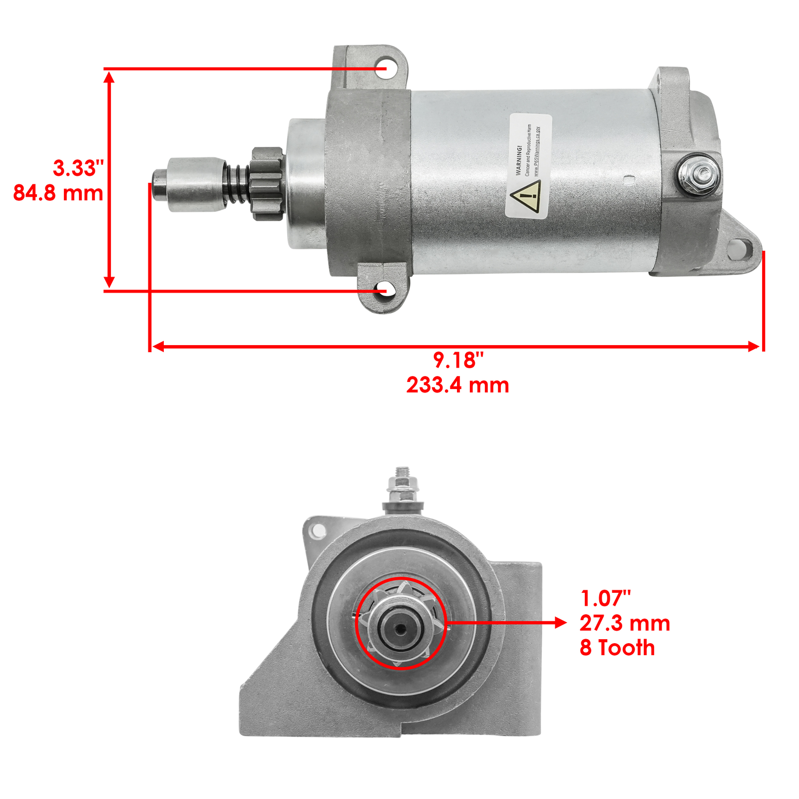 Starter for Ski-Doo MXZ800 MX Z 800 Renegade X HO 2003 2004 2005 2006 2007