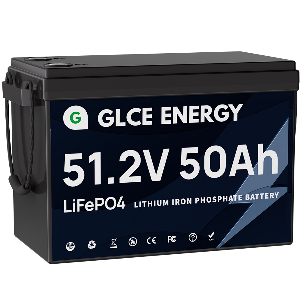 48V 50Ah LiFePO4 Lithium Battery Deep Cycle BMS Golf Cart Solar