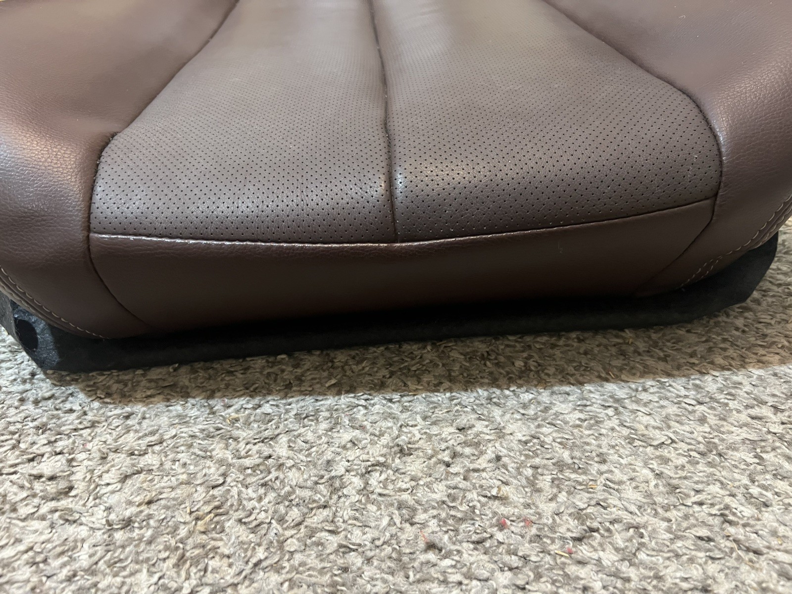 13 - 14 Subaru Outback Passenger RH Saddle Brown Lower Seat Bottom Leather Cover