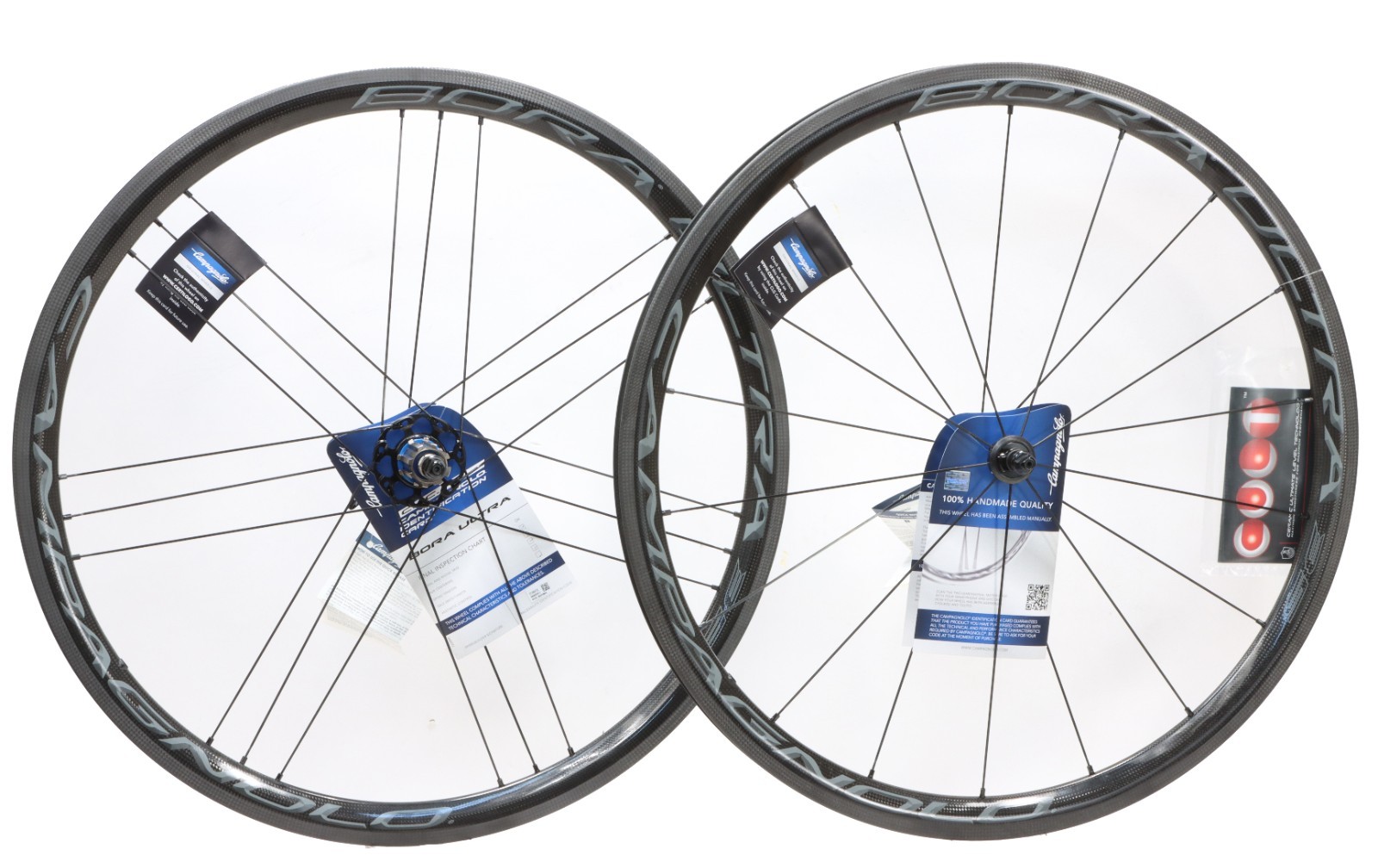 Campagnolo Bora Ultra 35 Carbon Clincher Dark Wheelset Campy 10/11s RIM QR NEW