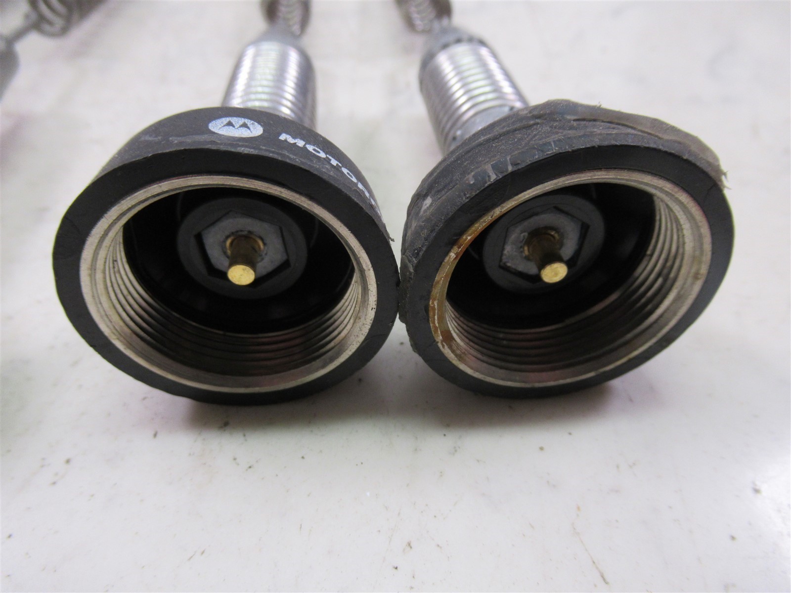 Lot of 19 Motorola Two-Radio Antennas Collinear Through-Hole Mount