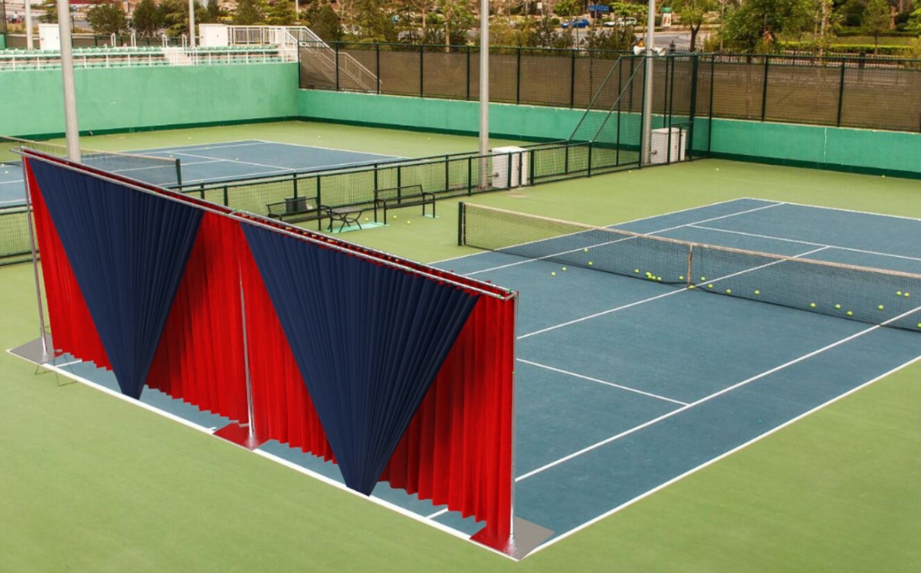 DOUBLE CROSSBAR ADJUSTABLE QUICK BACKDROP KIT 10 FT x 10 - 20 FT WITHOUT DRAPE