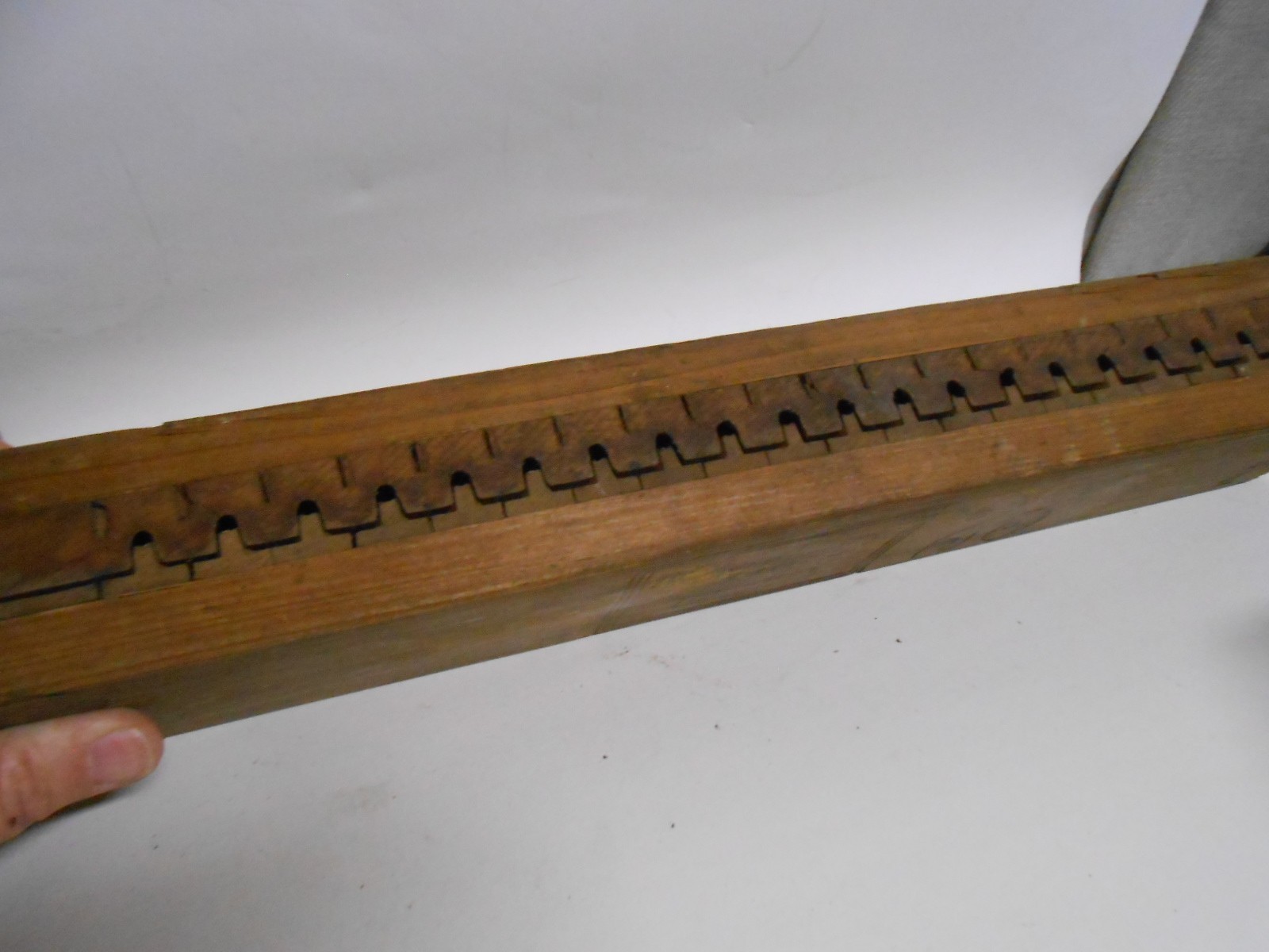 Antique Wooden 20 Cigar Mold Press Welker & Wimmer Wiesloch Primitive Farmhouse