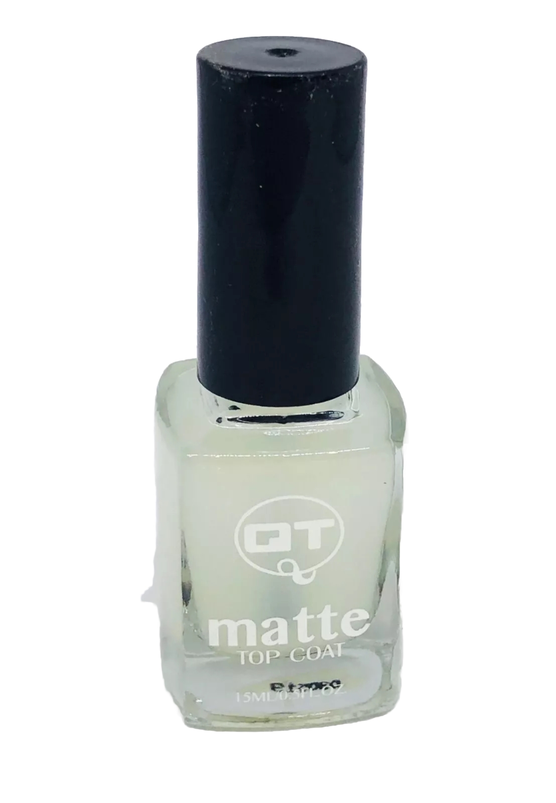QT Matte Nail Lacquer Polish Lot of 7 + 1 Top Coat Full Size 0.5oz Made in USA