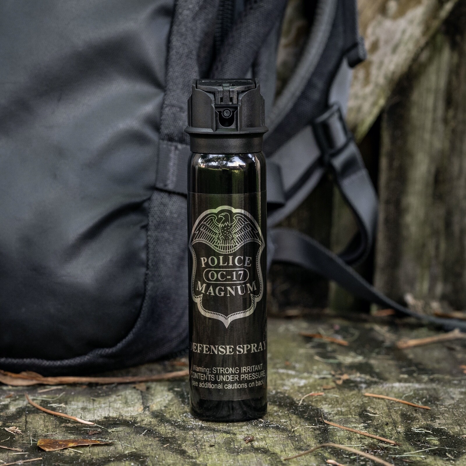 Police Magnum 5oz Flip Top Stream Pepper Spray Self Defense