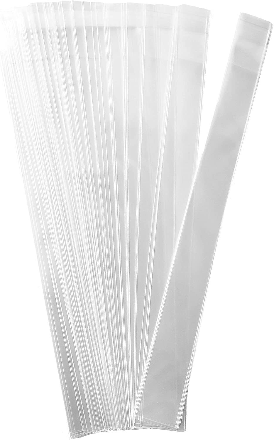 100pc 2Mil Clear Flat Re-Sealable Food Grade Cellophane OPP Bags for Candy,...