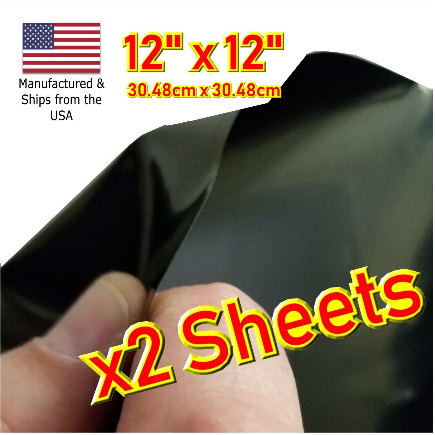 Velostat/Linqstat Pressure Sensitive Conductive Film - 12" X 12" - 6 mil thick