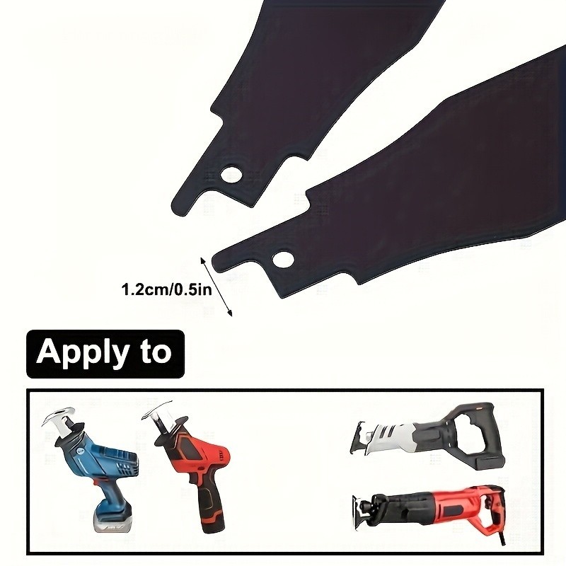 Multi-Purpose Reciprocating Saw Blades - Alloy Steel for Cutting & Scraping