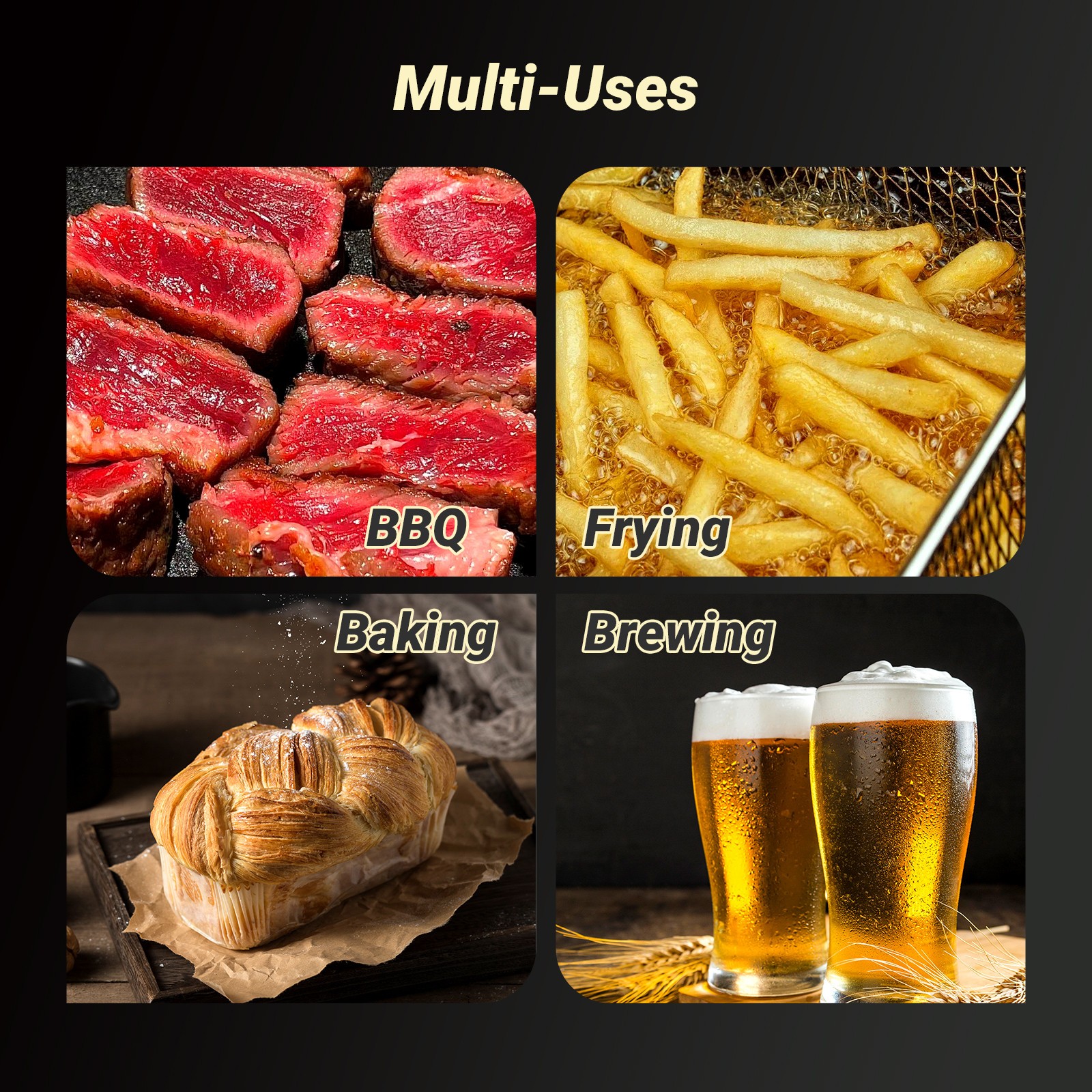 Inkbird Infared Laser Thermometer Temperature Gun Instant Read Meat Thermometer