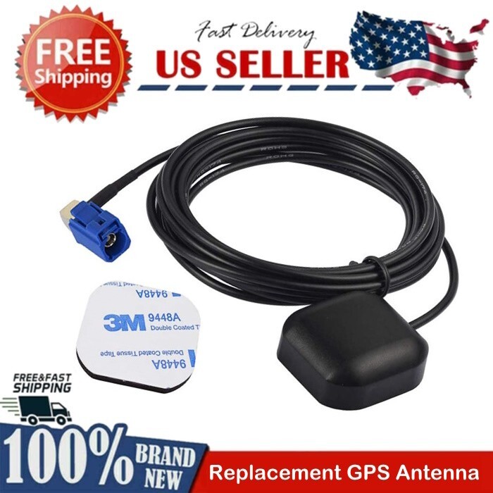 2010-2020 Ford Fusion GPS Navigation Antenna Car Radio Blue Fakra C Right Angle