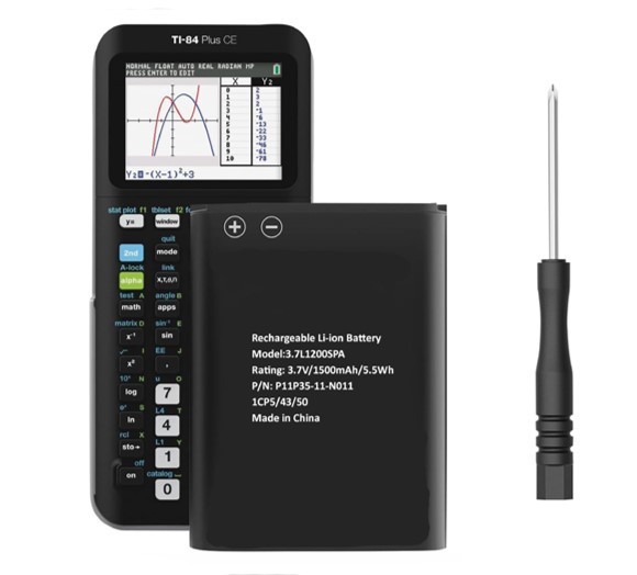 Battery  Replacement For Texas Instruments TI-84 Plus CE C Calculator TI NSpire