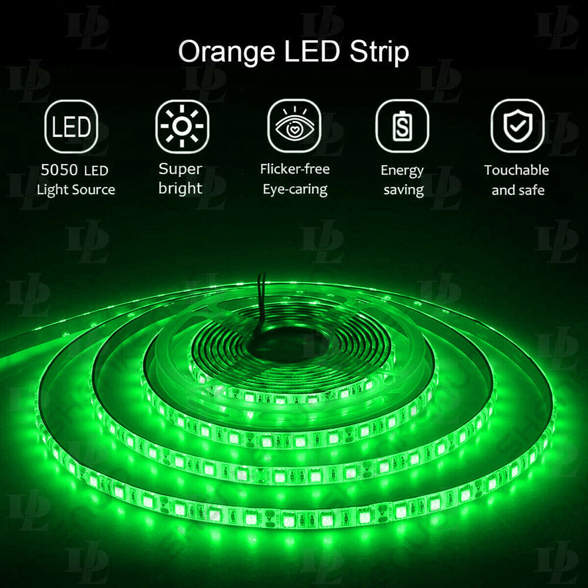 Wireless Green 16ft LED Strip Kit For Boat Marine Deck Interior Lighting US SHIP