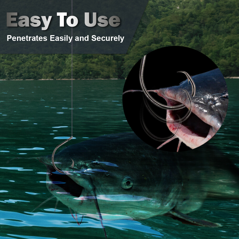 Reaction Tackle Circle Hooks - Ultra Sharp - In-Line (25-Pack)