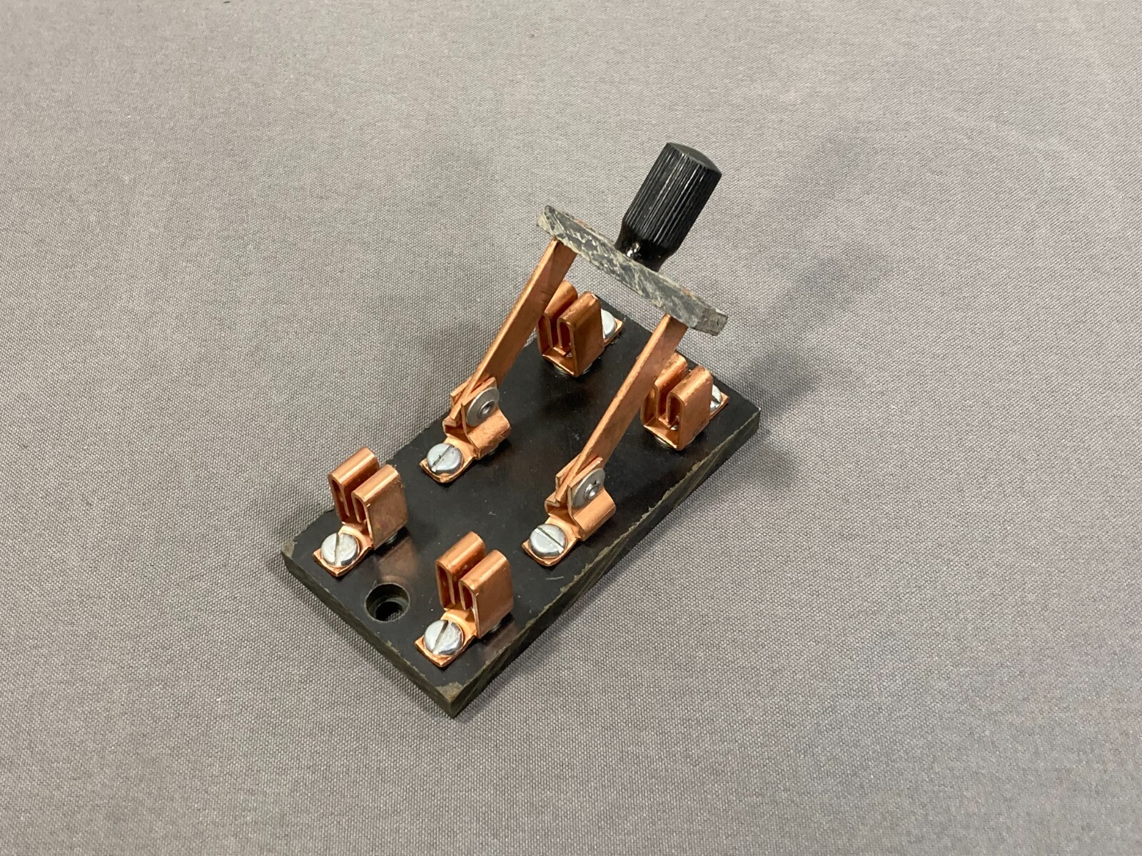 Vintage Industrial Electric Knife Blade Switch Frankenstein Steampunk Copper HO