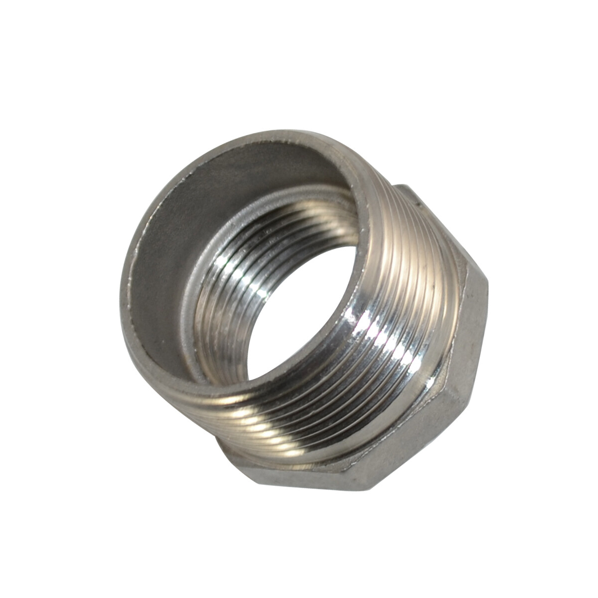 1-1/4“ male to 1” female NPT threaded Reducing bush adapter Reducer SS 304