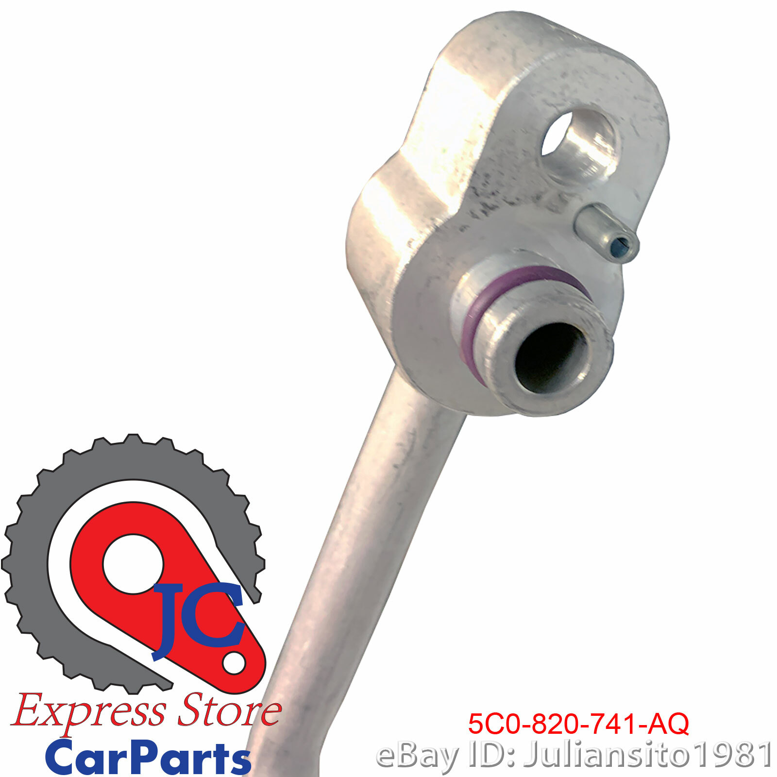 5C0820741AQ VOLKSWAGEN GENUINE OEM JETTA AC REFRIGERANT LIQUID HOSE