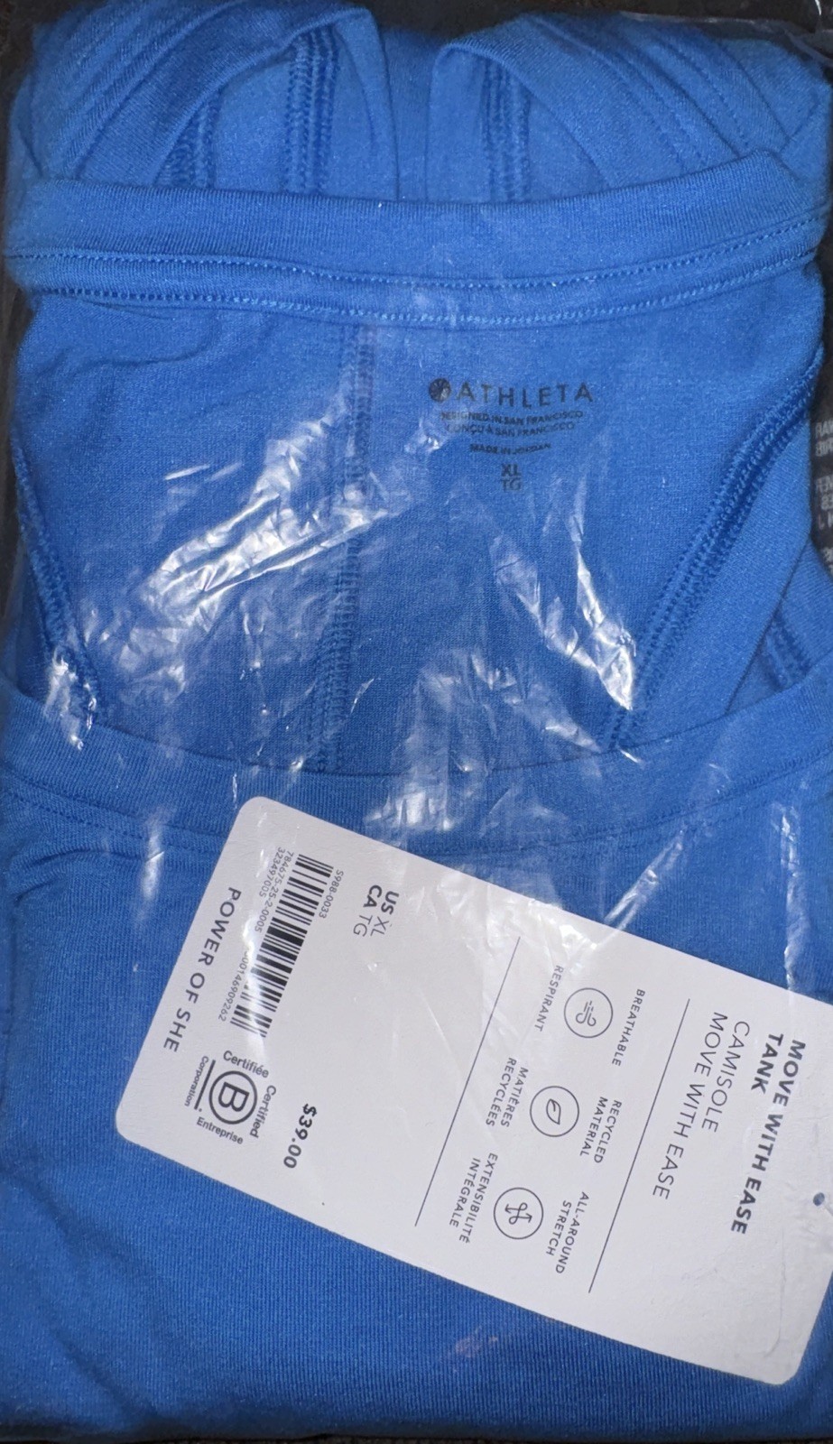 ATHLETA Move With Ease Tank in Breaker - Size XL