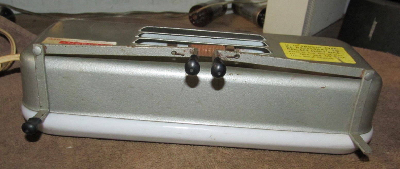 Vintage American Sign Lighted Cash Register Advertising Sign, Blank, Works