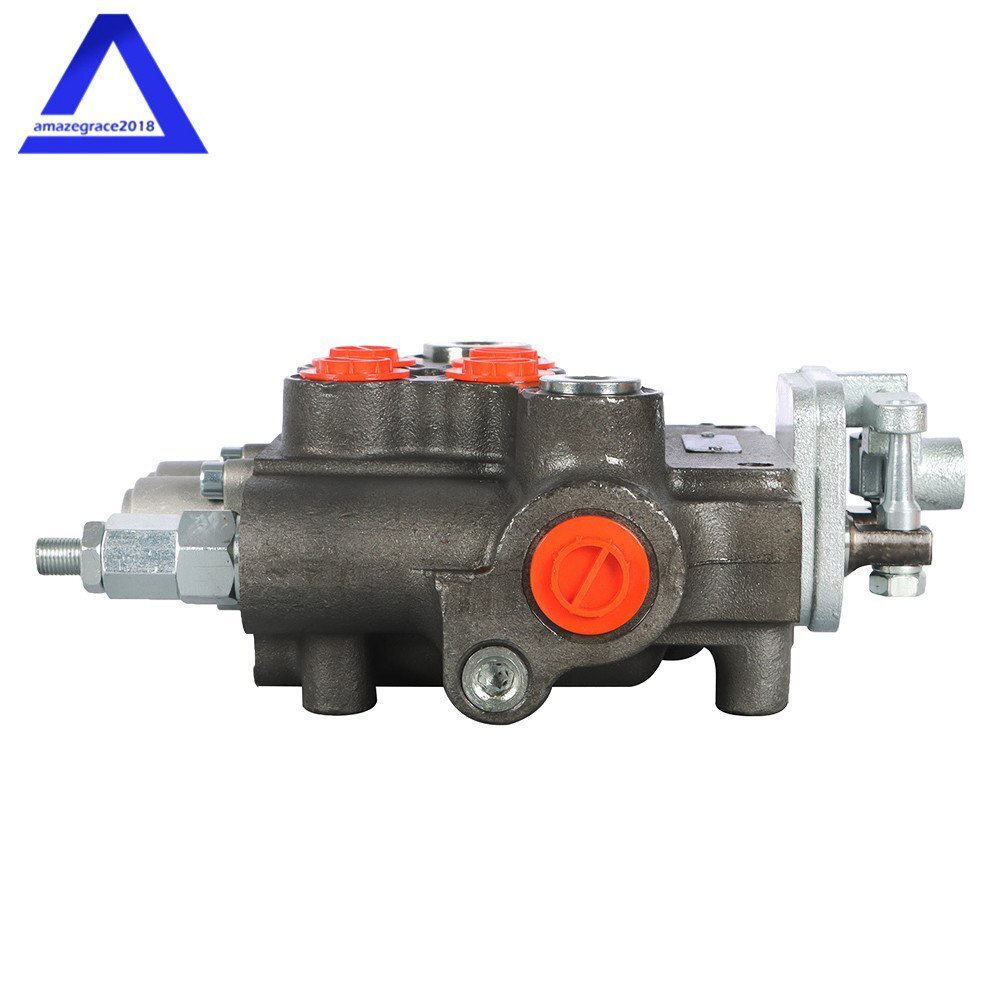 2 Spool 21GPM Hydraulic Directional Control Valve For Tractor Loader w/Joystick