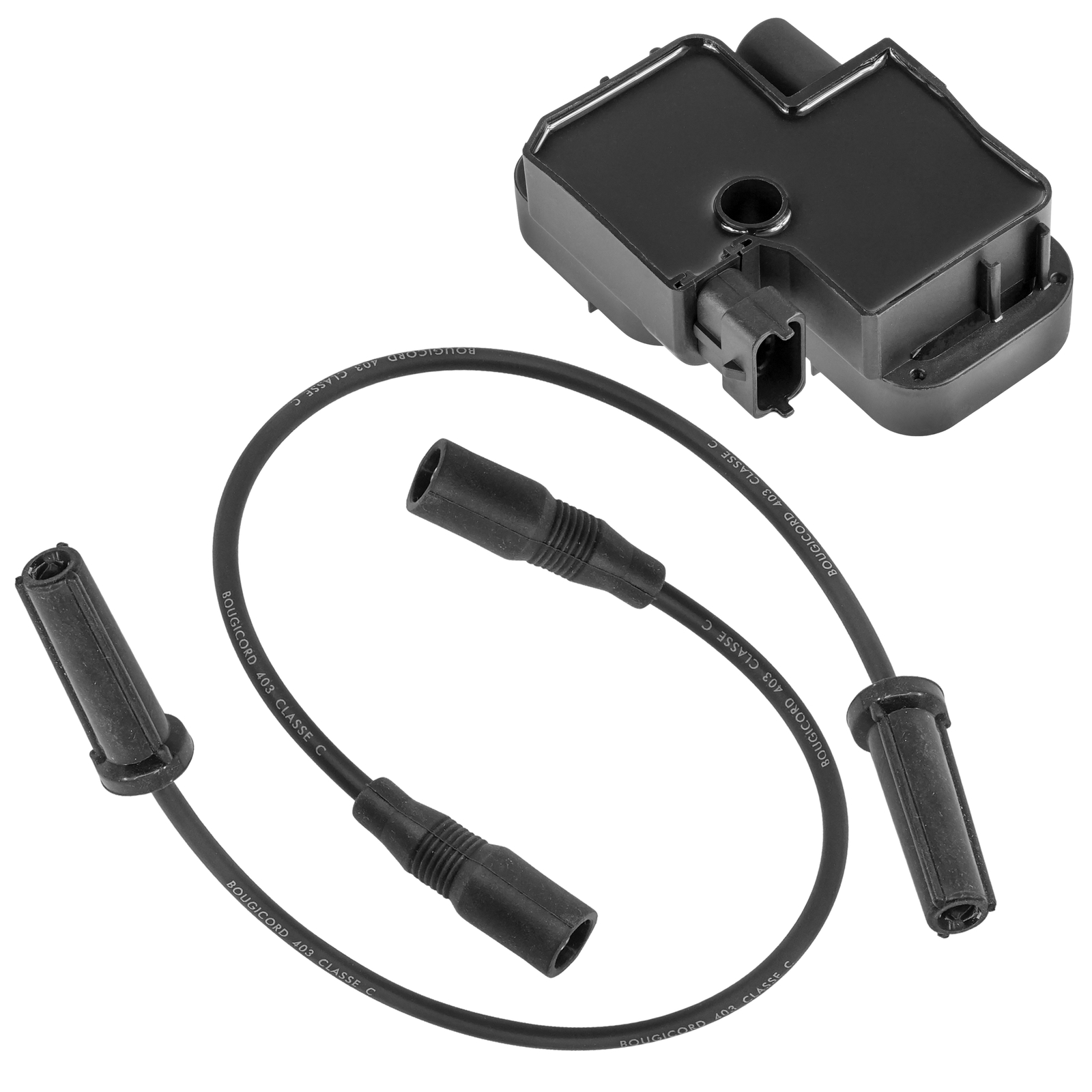 Ignition Coil & Spark Plug Wires For Polaris Sportsman XP 1000 High Lifter 19-24