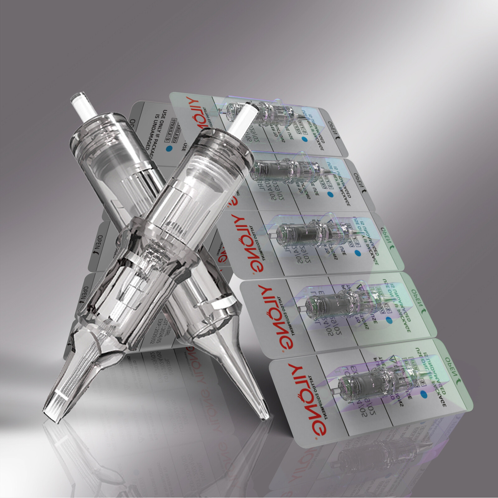 20-100Pcs Mixed Professional Sterile Tattoo Cartridge Needle Individual Package