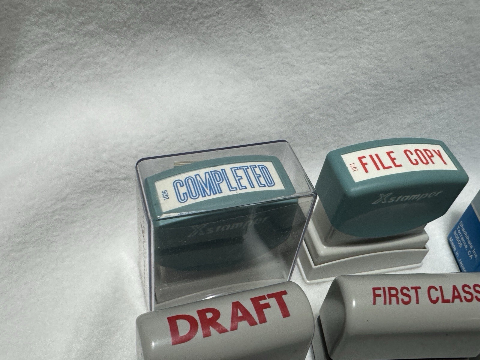 Office Stamp Lot Xstamper & Sanford | PAID RECEIVED FILE CONFIDENTIAL FAX