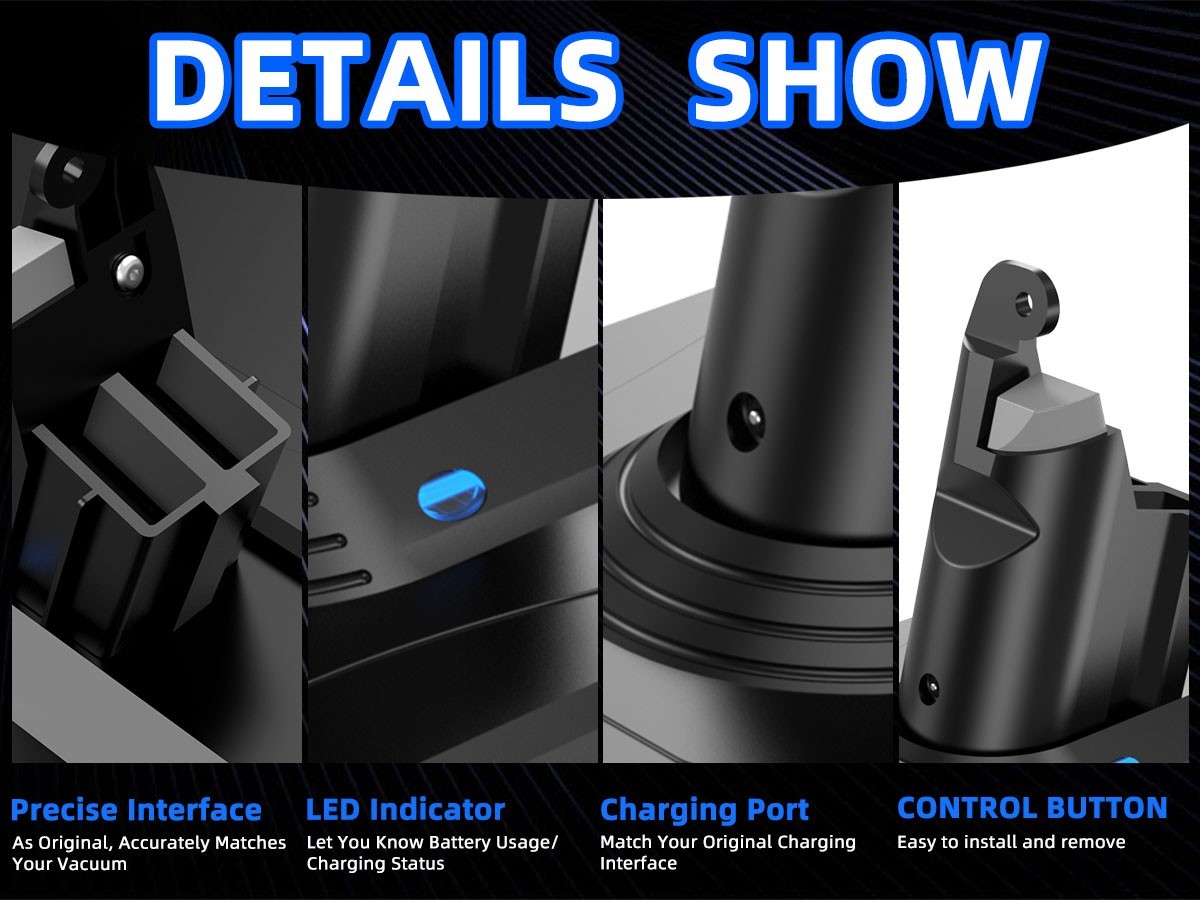 6.0Ah Battery Replace For Dyson DC58 DC59 DC61 DC62 Animal V6 HEPA SV03 SV08 US