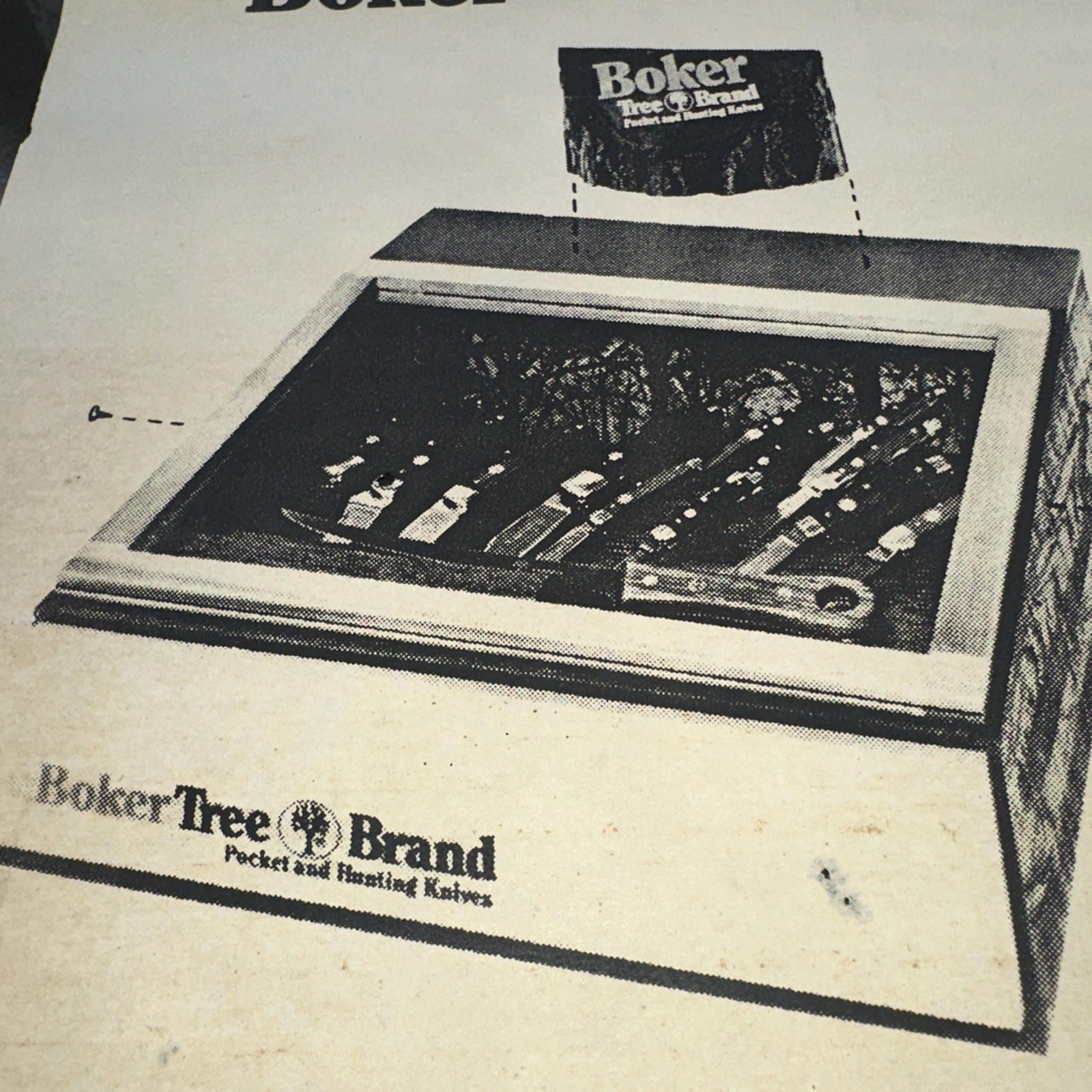 Boker Knife Display Cabinet With Instructions Original Parts & Locking Door