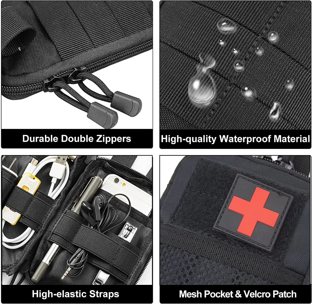 Tactical Molle Pouch Compact Utility Gadget Tools Organizer Waist EDC Pouch Bag