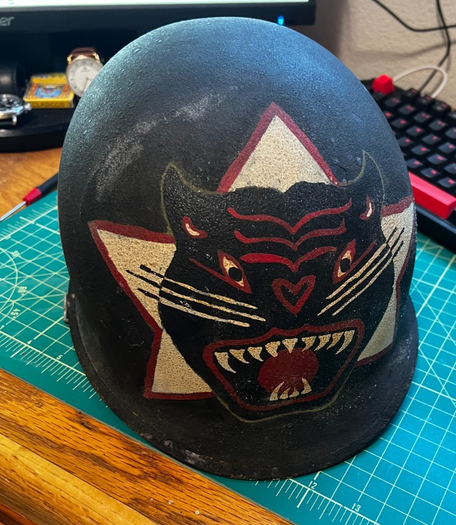 Vietnam ARVN Ranger Medic helmet