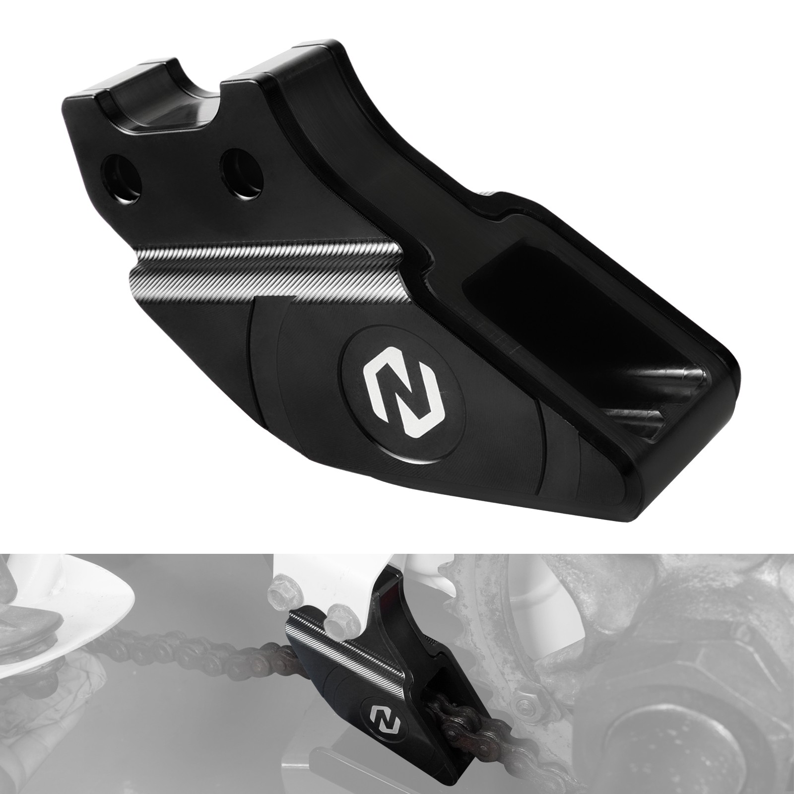 NICECNC Rear Chain Guide Chain Silder For Yamaha RAPTOR 350 #38W-22199-00-00