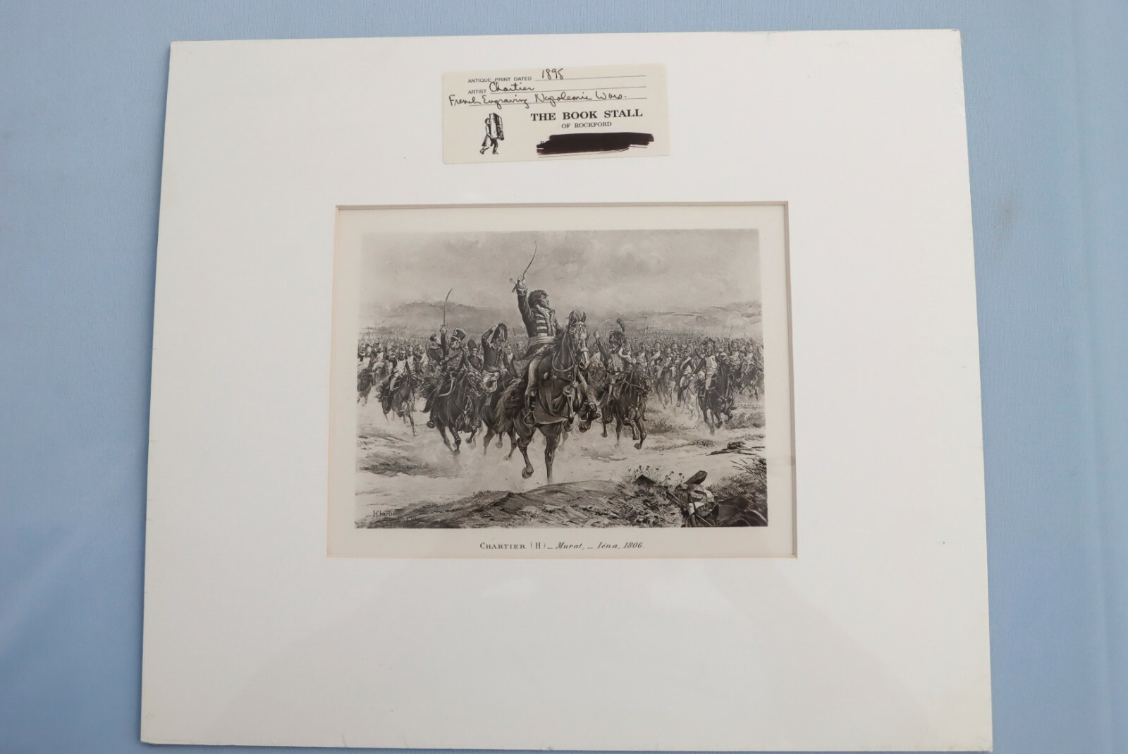 Vintage Print Marshall Murat Battle of Jena Napoleon Wellington War Battle