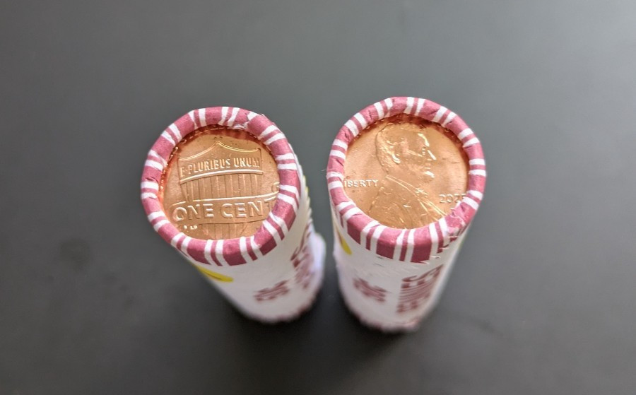 2025 P and 2025 D Lincoln BU Uncirculated Penny Rolls ONE ROLL OF EACH (2 TOTAL)