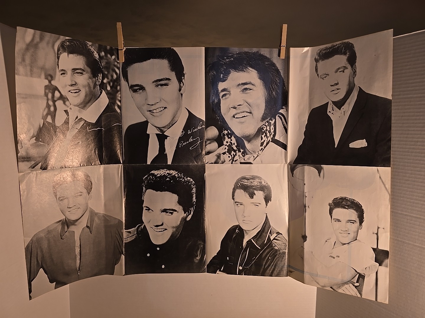 Elvis Poster Vintage "Elvis Lives" 31" x 20.5"