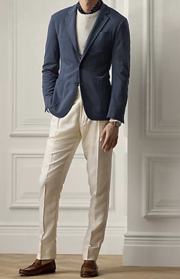 🔥NWT $1995 Ralph Lauren Purple Label Hadley Hand-Tailored Wool Piqué Blazer 38R