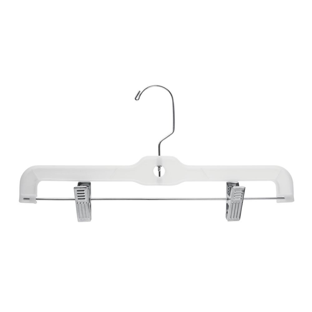 Skirt and Pant Hangers 14" White Heavy Duty, case of 100
