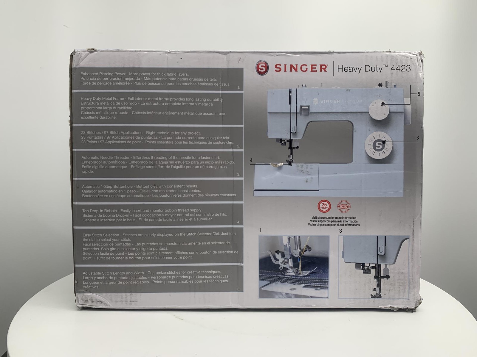 SINGER Heavy Duty 4423 Meltwater Blue High Speed Sewing Machine