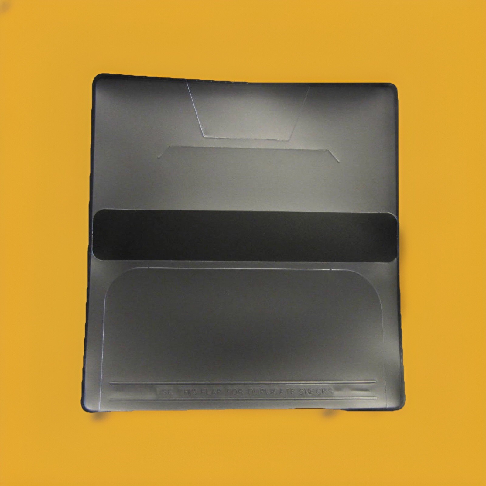 NAVY BLUE or BLACK Vinyl Checkbook Cover (New)